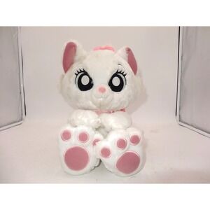 Disney Parks Marie Aristocats Big Feet Paws Plush 14"  Big Eyes